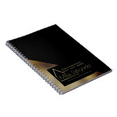 Elegante Property Manager Broker Zuhause Business Notizblock (Rechte Seite)