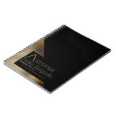 Elegante Property Manager Broker Zuhause Business Notizblock (Linke Seite)