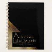 Elegante Property Manager Broker Zuhause Business Planer (Vorderseite)