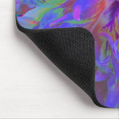 Elegante Psychedelic Decorative Dahlia Blume Mousepad (Ecke)