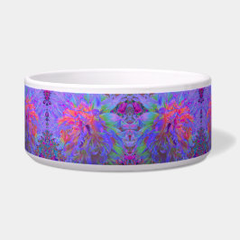 Elegante Psychedelic Decorative Dahlia Blume Napf