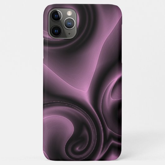 Elegante Psychedelic Lila Wirbel Art Pattern Case-Mate iPhone Hülle (Rückseite)
