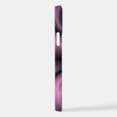 Elegante Psychedelic Lila Wirbel Art Pattern iPhone Hülle (Rechte Seite)