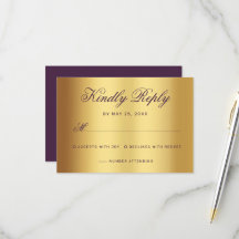 Elegante Pum Gold Script Calligraphy Wedding