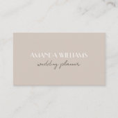 Elegante QR Code Card Social Dusty Business Card Visitenkarte (Vorderseite)