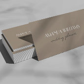 Elegante QR Code Card Soziale Sand Business Card Visitenkarte