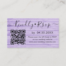 Elegante QR Code UAWG Chic Minimal Wedding Website