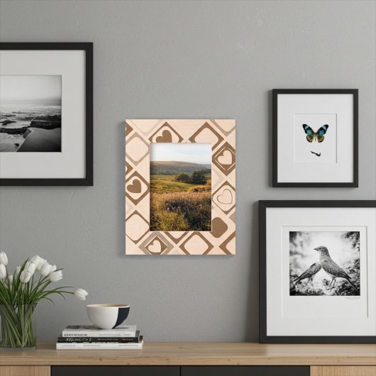 Elegante Quadrate der gravierten Bilderrahmen Geätzte Rahmen