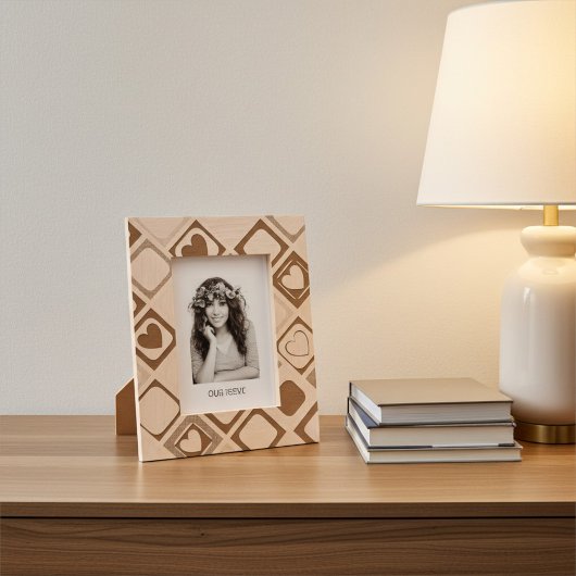 Elegante Quadrate der gravierten Bilderrahmen Geätzte Rahmen