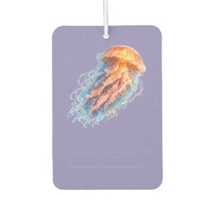 Elegante Qualle Ozean-Fantasie-Illustration Autolufterfrischer