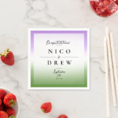 Elegante Quee Hochzeit Serviette (Beispiel)