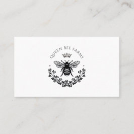 Elegante Queen Bee Business Card Visitenkarte