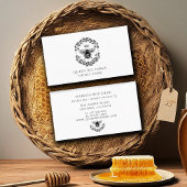 Elegante Queen Honey Bee Apiary Beekeeper Visitenkarte