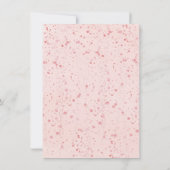 Elegante Quinceañera Glitzer Sparkle Spanische Ruh Einladung (Rückseite)