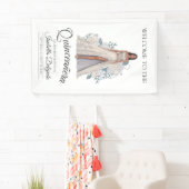Elegante Quinceanera Prinzessin Diamond Glitzer Go Banner (Insitu)