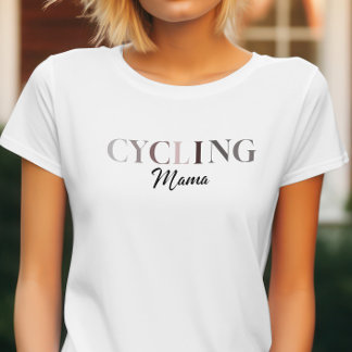 Elegante Radtour Mama für Mama Radlerfreund T-Shirt