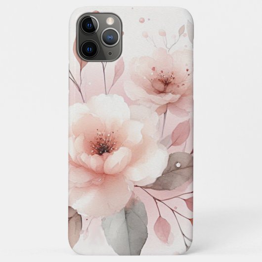 Elegante, raffinierte, delikate Blume mit Wasserfa Case-Mate iPhone Hülle (Rückseite)