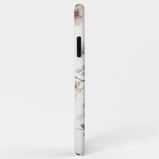 Elegante, raffinierte, delikate Blume mit Wasserfa Case-Mate iPhone Hülle (Hinten/Rechts)