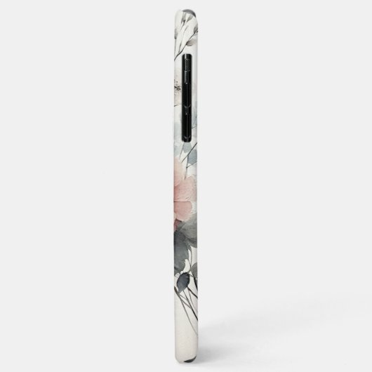 Elegante, raffinierte, delikate Blume mit Wasserfa Case-Mate iPhone Hülle (Hinten/Links)