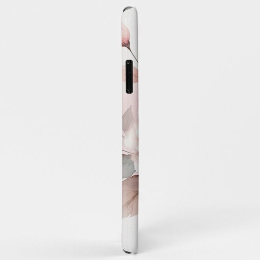 Elegante, raffinierte, delikate Blume mit Wasserfa Case-Mate iPhone Hülle (Hinten/Rechts)