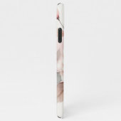 Elegante, raffinierte, delikate Blume mit Wasserfa iPhone Hülle (Rechte Seite)