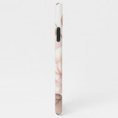 Elegante, raffinierte, delikate Blume mit Wasserfa iPhone Hülle (Rechte Seite)