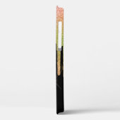 Elegante Rainbow Glitzer Tropfen Case-Mate iPhone Hülle (Rückseite / Links)