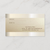 Elegante Rainbow Glitzer Tropfen Empfehlungskarte (Rückseite)