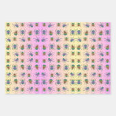 Elegante Rainbow Leopard Print Spider Silhouette Geschenkpapier Set (Vorderseite 3)