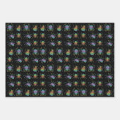 Elegante Rainbow Leopard Print Spider Silhouette Geschenkpapier Set (Vorderseite 2)