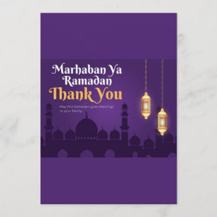 Elegante Ramadan-Grüße - Gold Ramadan Kareem Einladung