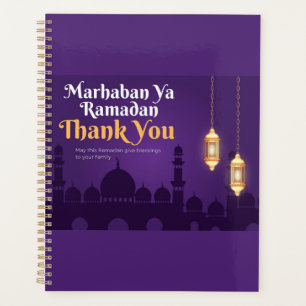Elegante Ramadan-Grüße - Gold Ramadan Kareem Planer