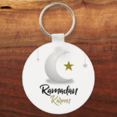 Elegante Ramadan Kareem Crescent Design Islamische Schlüsselanhänger (Vorderseite)