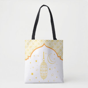 Elegante Ramadan-Laterne und Halbmond Tasche