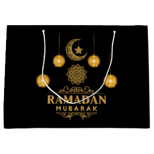 Elegante Ramadan-Nächte - Eid Mubarak 2026 Feierta Große Geschenktüte