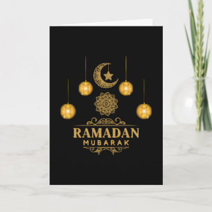Elegante Ramadan-Nächte - Eid Mubarak 2026 Feierta Karte