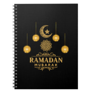 Elegante Ramadan-Nächte - Eid Mubarak 2026 Feierta Notizblock