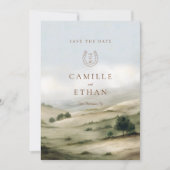 Elegante Ranch-Hochzeit - Save the Date (Vorderseite)