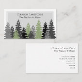 Elegante Rasenpflege Beruflich Visitenkarte (Vorne/Hinten)