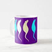 Elegante Ratten-Tasse Kaffeetasse (Vorderseite Links)