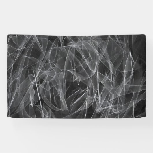 Elegante Raucher-Wirbel - Mystische Ästhetik Banner (Horizontal)