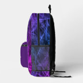 Elegante Raucher-Wirbel - Mystische Ästhetik Bedruckter Rucksack (Rechts)