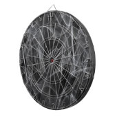 Elegante Raucher-Wirbel - Mystische Ästhetik Dartscheibe (Vorderseite rechts)