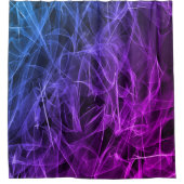 Elegante Raucher-Wirbel - Mystische Ästhetik Duschvorhang (Vorderseite)