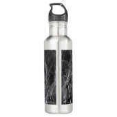 Elegante Raucher-Wirbel - Mystische Ästhetik Edelstahlflasche (Rückseite)