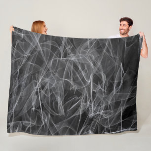 Elegante Raucher-Wirbel - Mystische Ästhetik Fleecedecke
