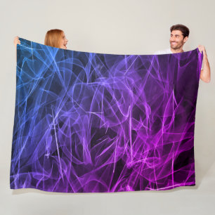 Elegante Raucher-Wirbel - Mystische Ästhetik Fleecedecke
