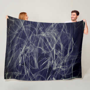 Elegante Raucher-Wirbel - Mystische Ästhetik Fleecedecke