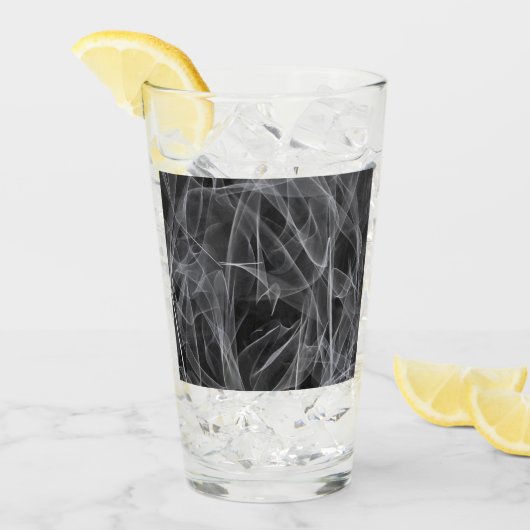 Elegante Raucher-Wirbel - Mystische Ästhetik Glas (Vorderseite Ice)