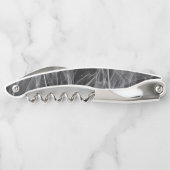 Elegante Raucher-Wirbel - Mystische Ästhetik Kellnermesser (Rückseite)